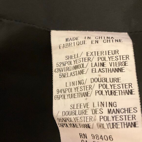 Black Blazer Theory Quality luxury minimalist Black 8 capsulewardrobe - Picture 15 of 15